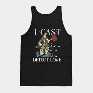 Roleplaying RPG Valentines Day TableTop Wizard Couple Gift Tank Top